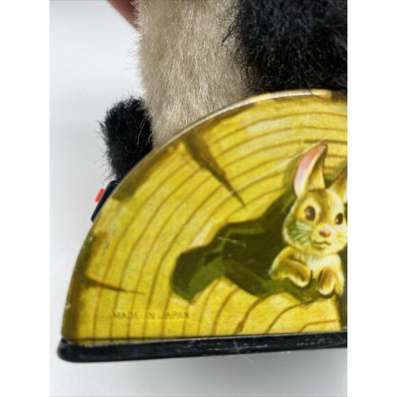 1950’s Vintage Battery Operated Panda Bear Pouring Drink Tin Litho Toy Untested - Picture 6 of 16